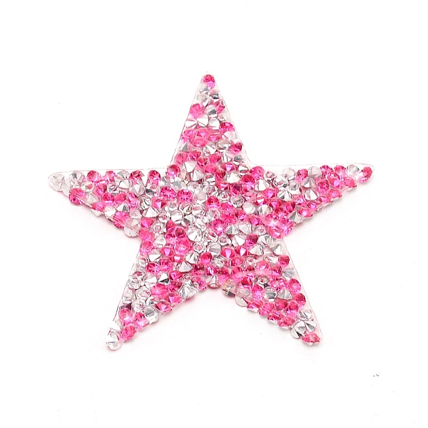 

PandaHall Computerized Embroidery Cloth Iron on/Sew on Patches, Costume Accessories, with Resin Rhinestone, Star, Camel, 57x60x2.5mm Resin..., Brown