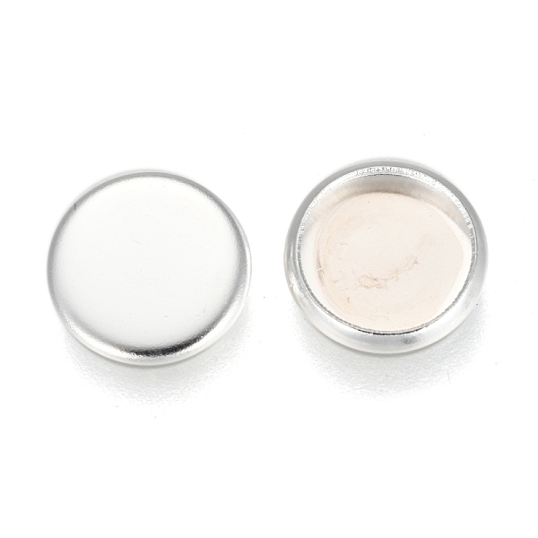 

PandaHall 304 Stainless Steel Plain Edge Bezel Cups, Cabochon Settings, Flat Round, Silver, Tray: 8mm, 9.5x2mm 304 Stainless Steel Flat...