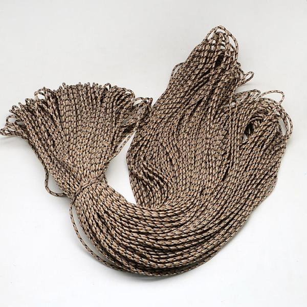

PandaHall Polyester & Spandex Cord Ropes, 1 Inner Core, Tan, 2mm, about 109.36 yards(100m)/bundle Polyester Orange