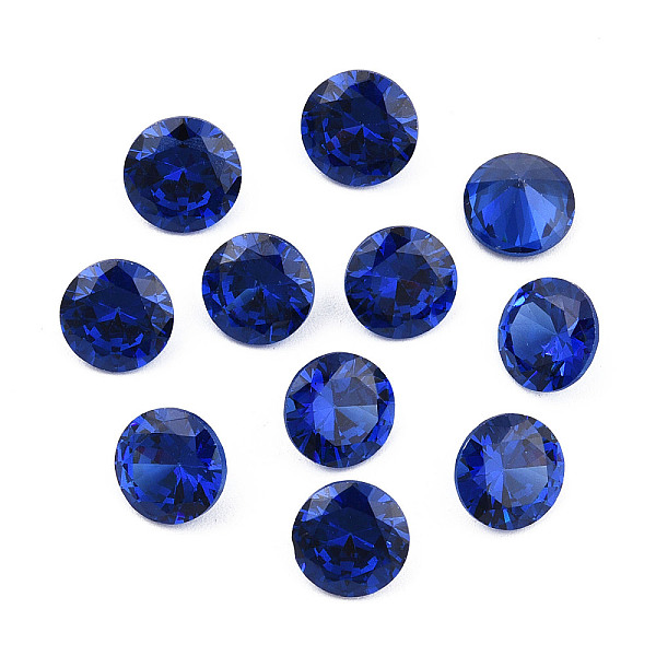 

PandaHall Diamond Shaped Cubic Zirconia Pointed Back Cabochons, Faceted, Blue, 8x4.6mm Cubic Zirconia Diamond Blue