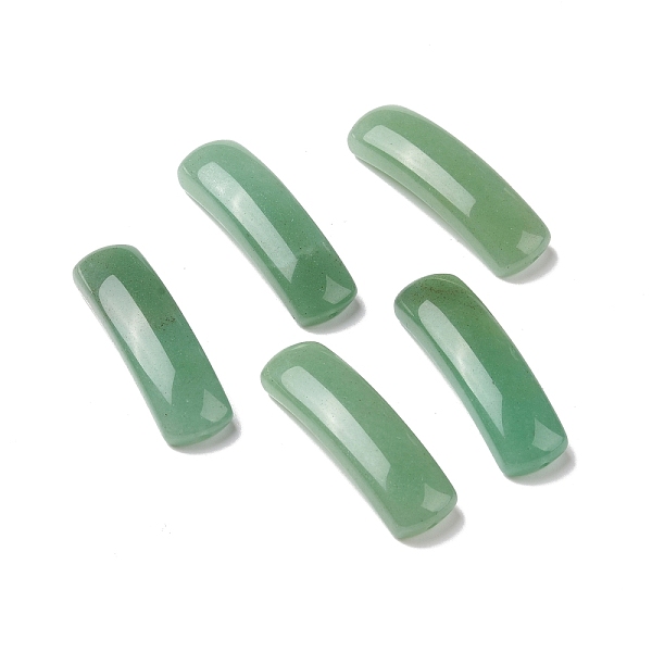 

PandaHall Natural Green Aventurine Connector Charms, Curved Tube, Arch, 36~37x10.5~11x5.5~6mm, Hole: 1.2mm Green Aventurine Arch