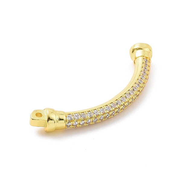 

PandaHall Eco-friendly Rack Plating Brass Micro Pave Clear Cubic Zirconia Connector Charms, Cadmium Free & Lead Free, Long-Lasting Plated...
