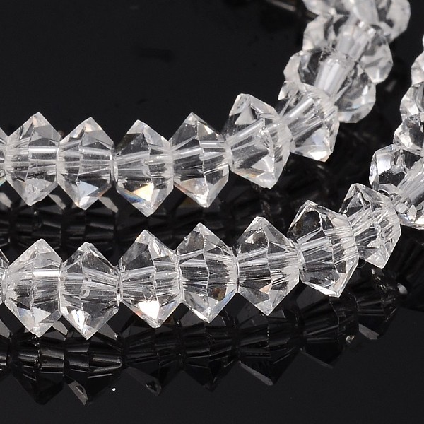 Faceted Bicone Tran… - image