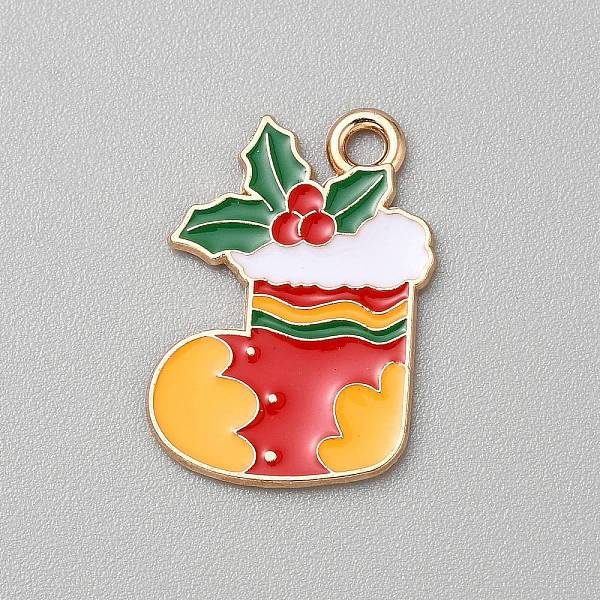 クリスマス合金エナメルペンダント