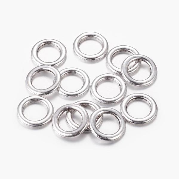 

PandaHall Alloy Linking Rings, Lead Free and Cadmium Free & Nickel Free, Donut, Antique Silver, Size: about 14.5mm diameter, 2mm thick, hole...