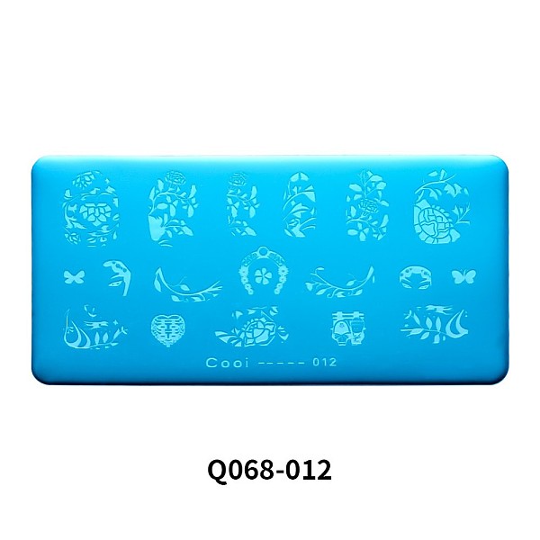 

PandaHall Stainless Steel Nail Art Stamping Plates, Nail Image Flowers Lace Star Skull Easter Christmas Templates, for DIY Nail Manicuring...