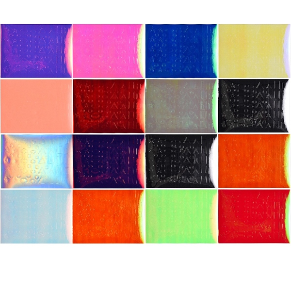 

PandaHall Laser Nail Art Stickers Decals, Self Adhesive, for Nail Tips Decorations, Mixed Color, Geometric Pattern, 80x60x0.2mm..., Multicolor