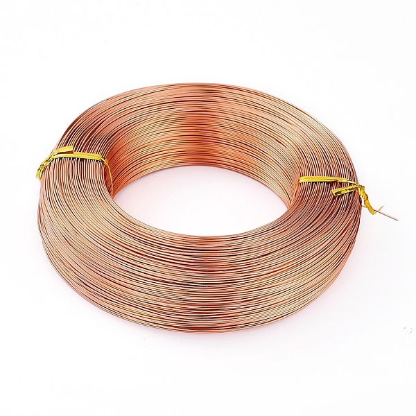 

PandaHall Aluminum Wire, Flexible Craft Wire, for Beading Jewelry Doll Craft Making, Sandy Brown, 20 Gauge, 0.8mm, 300m/500g(984.2..., Orange