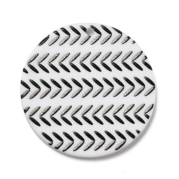 

PandaHall Arrow Pattern Opaque Acrylic Pendants, for DIY Earring Accessories, Flat Round, Black, 29.5x2mm, Hole: 1.6mm Acrylic Flat Round...