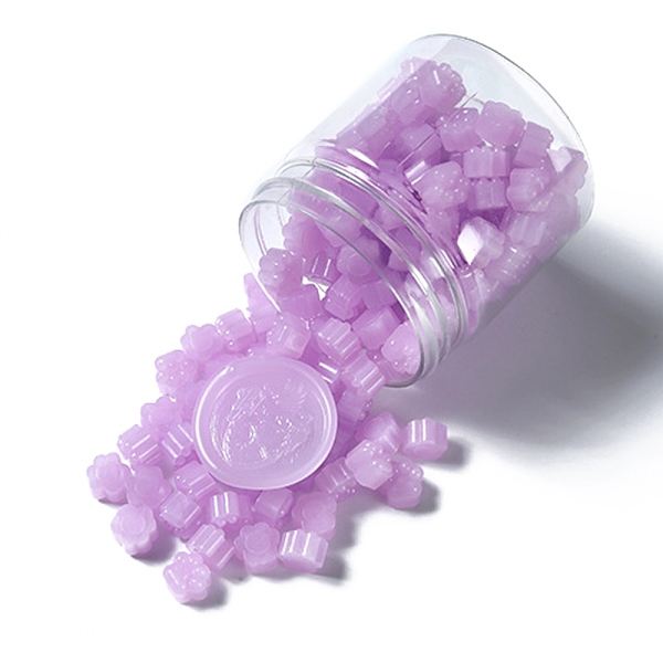

PandaHall Paw Print Sealing Wax Particles, for Retro Seal Stamp, Plum, 9.5x8.5x6mm Wax Paw Print Purple