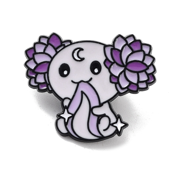 

PandaHall Axlotl Alloy Enamel Brooches, Hexagonal Dinosaur Enamel Pins, for Backpack Clothes, Thistle, 22x27x1.4mm Alloy+Enamel Dinosaur..., Purple
