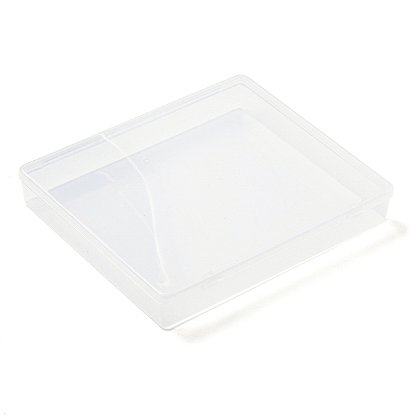 

PandaHall Transparent Plastic Bead Containers, for Beads and More, Rectangle, Clear, 14.6x12.85x2.25cm, Inner Diameter: 14.2x12.25cm Plastic...