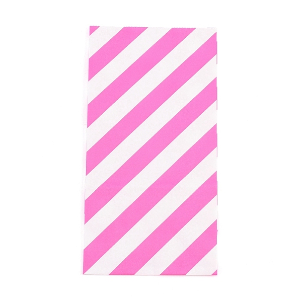 

PandaHall Kraft Paper Bags, No Handles, Storage Bags, White Stripe Pattern, Wedding Party Birthday Gift Bag, Deep Pink, 17.8x9x6.2cm Paper...