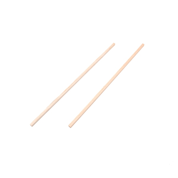 

PandaHall Wood Sticks, DIY Sand Table Material Model Accessories, Antique White, 15x0.8cm Wood