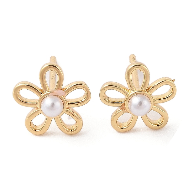 Rack Plating Brass Studs Earrings for Women