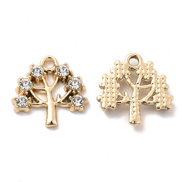 

PandaHall UV Plating Alloy Pendants, with Crystal Rhinestone, Tree of Life Charms, Golden, 15x15x2mm, Hole: 1.5mm Alloy+Rhinestone Tree..., Clear