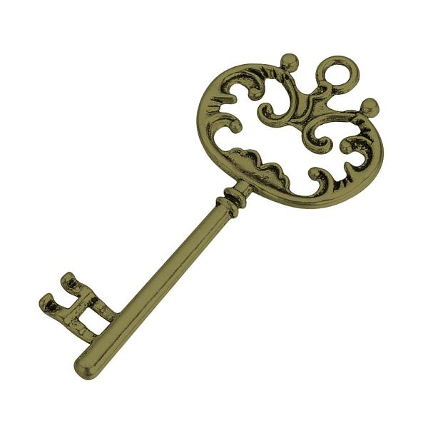 

PandaHall Tibetan Style Alloy Big Pendants, Key, Cadmium Free & Nickel Free & Lead Free, Antique Bronze, 68x30x3.5mm, Hole: 3.5mm, about...