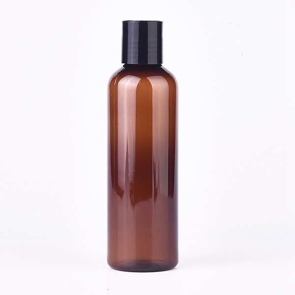 Bouteilles de bouchon supérieur de disque de compression en plastique pour animaux de compagnie rechargeables de 200 ml