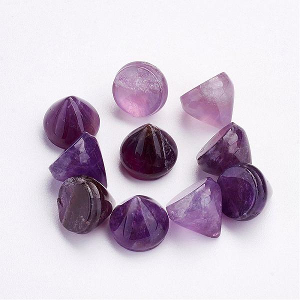

PandaHall Natural Amethyst Cabochons, Cone, 10x10mm Amethyst Cone