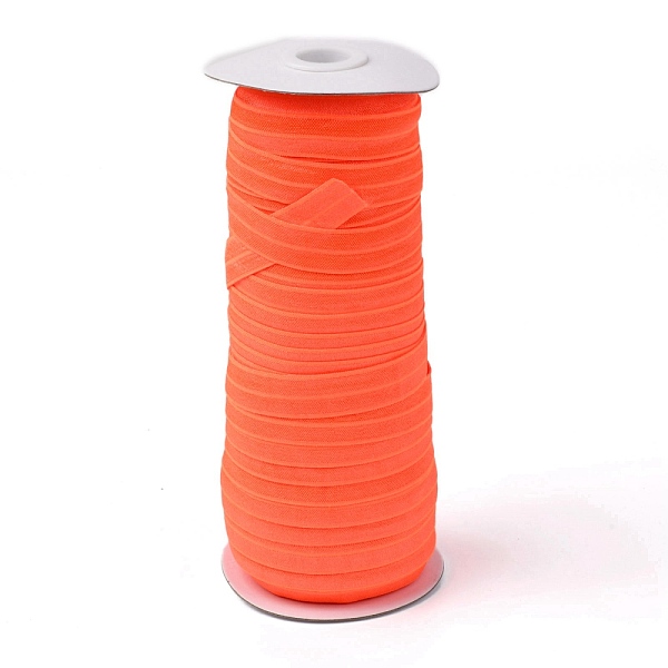 

PandaHall Plain Elastic Band, Webbing Garment Sewing Accessories, Orange Red, 5/8 inch(15mm), about 50yards/roll None