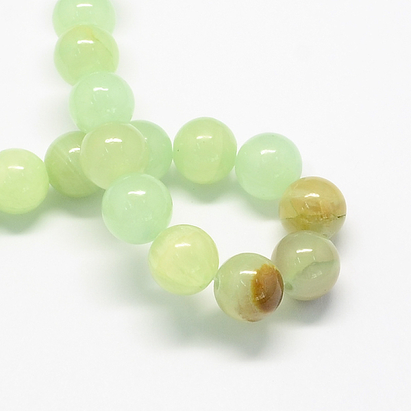 

PandaHall Natural Dyed Yellow Jade Gemstone Bead Strands, Round, Pale Green, 8mm, Hole: 1mm, about 50pcs/strand, 15.7 inch Yellow Jade Round...