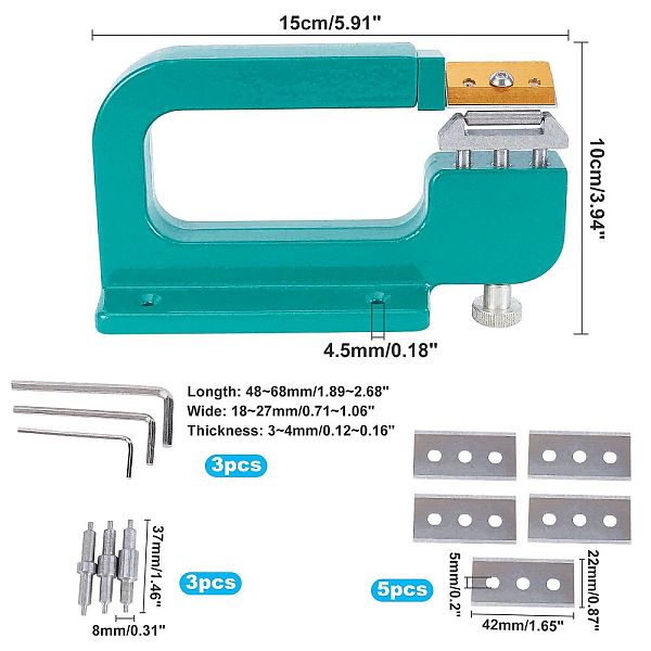 Aluminium-Leder-Schälmaschine