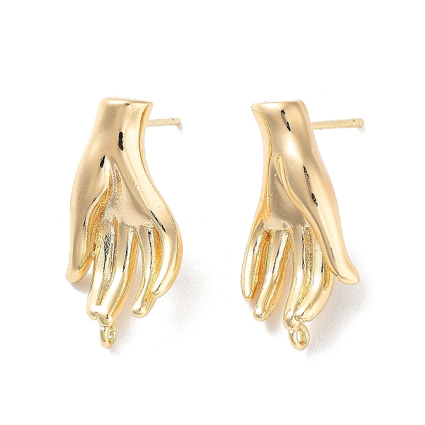 Brass Stud Earring … - image