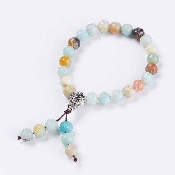 

PandaHall Natural Amazonite Stretch Bracelets, 2 inch(52mm), 1strand/box Amazonite
