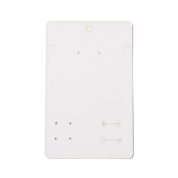 Cartes D'affichage De Boucle D'oreille Rectangle