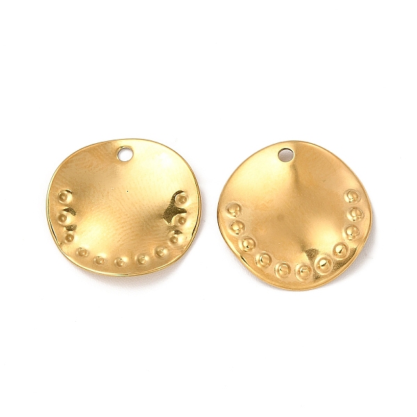 

PandaHall Ion Plating(IP) 304 Stainless Steel Pendants, Flat Round Charm, Real 18K Gold Plated, 15.5x2mm, Hole: 1.4mm 304 Stainless Steel...