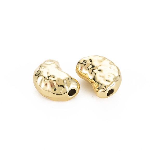 

PandaHall Rack Plating Alloy Beads, Cadmium Free & Nickel Free & Lead Free, Bean, Light Gold, 12.5x18x8.5mm, Hole: 3mm Alloy Vegetables