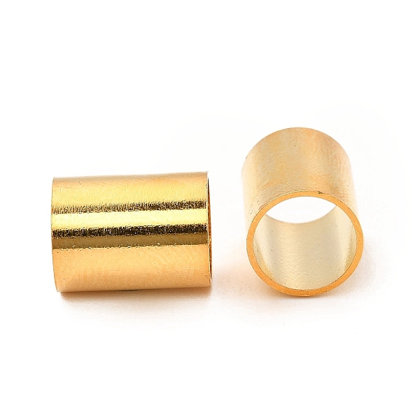 

PandaHall 304 Stainless Steel Beads, Large Hole Beads, Column, Real 24K Gold Plated, 12x9mm, Hole: 8mm 304 Stainless Steel Column