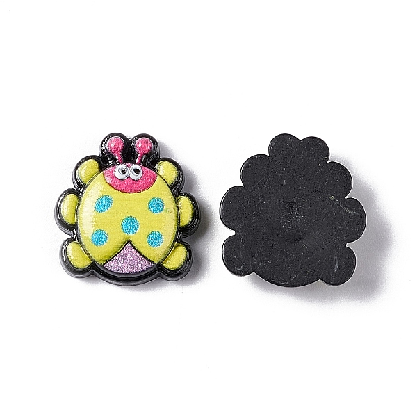 

PandaHall Opaque Resin Cabochons, Ladybird/Ladybug, Yellow, 19.5x19x6mm Resin Ladybug Yellow