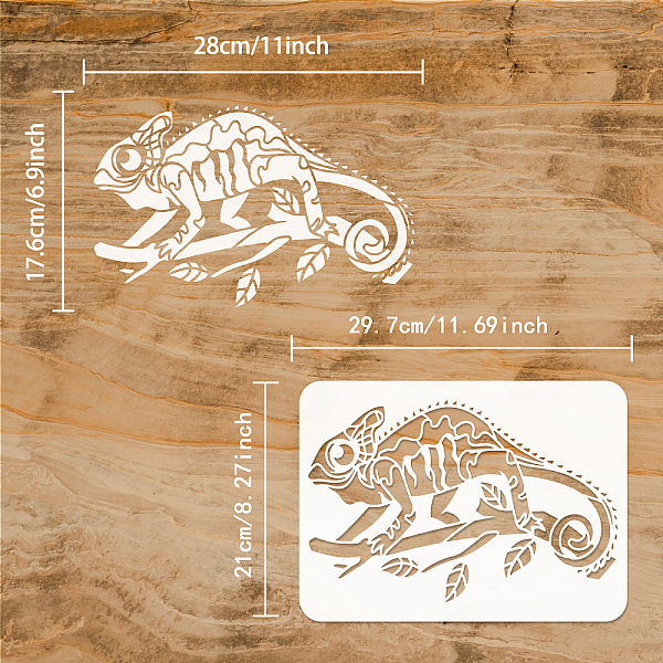 Plastic Drawing Painting Stencils Templates