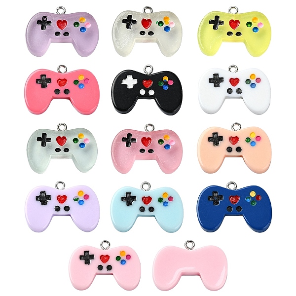 13Pcs 13 Styles Resin Pendants