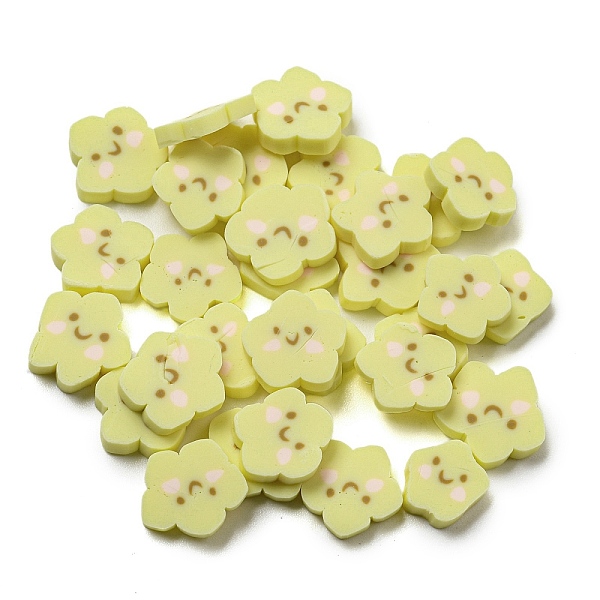 

PandaHall Handmade Polymer Clay Beads, No Hole, Star, Light Khaki, 9.5x10.5x2mm, about 2173pcs/500g Polymer Clay Star