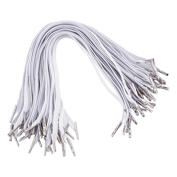 

PandaHall Polyester Elastic Closure for Travelers Notebook, Stretchy Closure Band Accessories, White, 26.5x0.6x0.1cm Polyester White