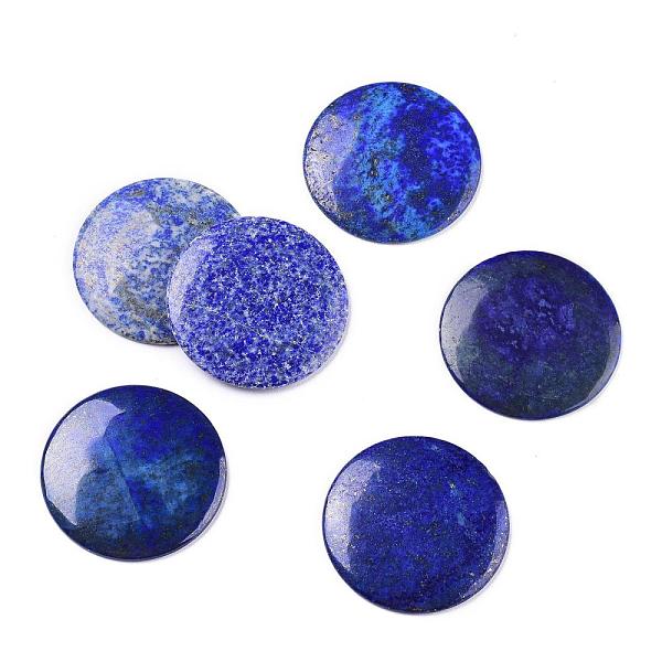 

PandaHall Natural Lapis Lazuli Cabochons, Flat Round, 37x4mm Lapis Lazuli Flat Round