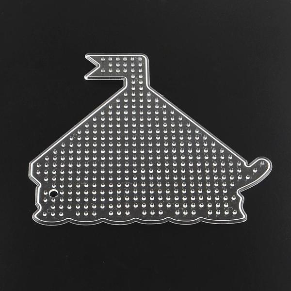 

PandaHall House ABC Plastic Pegboards used for 5x5mm DIY Fuse Beads, Clear, 132x151x5mm Plastic Vehicle Clear