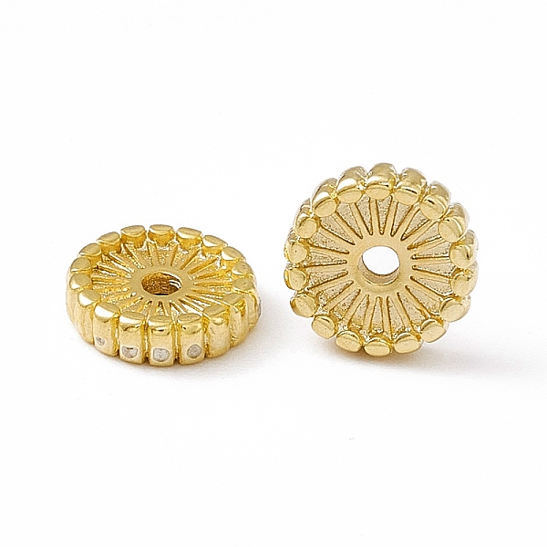 

PandaHall Brass Beads, Cadmium Free & Lead Free, Long-Lasting Plated, Flat Round, Real 24K Gold Plated, 8x2mm, Hole: 1.5mm Brass Flat Round