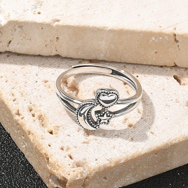 Verstellbare Ringe Aus Sterlingsilber Für Damen