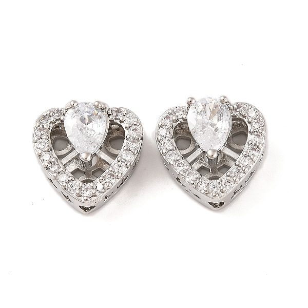 Brass Micro Pave Cl… - image
