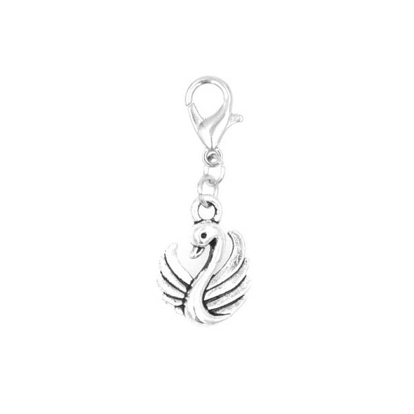 

PandaHall Alloy Pendants, with Lobster Claw Clasps, Swan, Antique Silver, 37mm Alloy Duck