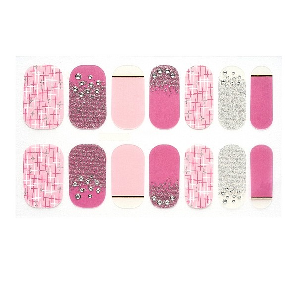 

PandaHall Full Cover Ombre Nails Wraps, Glitter Powder Color Street Nail Strips, Self-Adhesive, for Nail Tips Decorations, Colorful, 24x8mm...