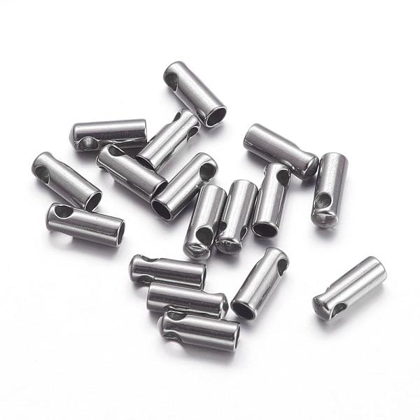 

PandaHall 201 Stainless Steel Cord Ends, End Caps, Stainless Steel Color, 7x2.5mm, Hole: 1.5mm, Inner Diameter: 2mm 201 Stainless Steel