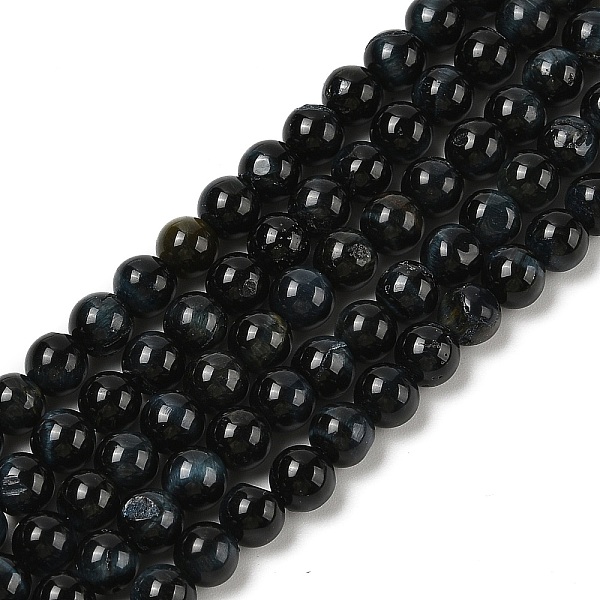 Brins de perles en œil de tigre naturel de qualité ab