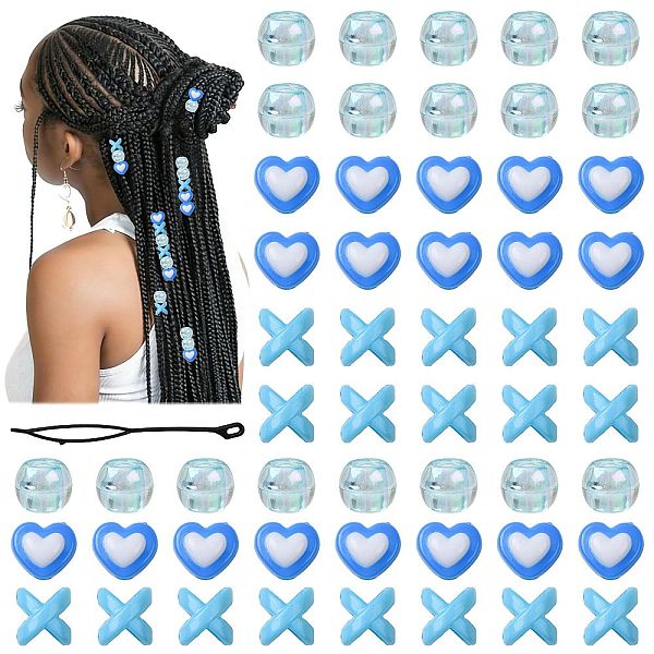 Ensemble d'outils de coiffure pour tresses et twists en acrylique