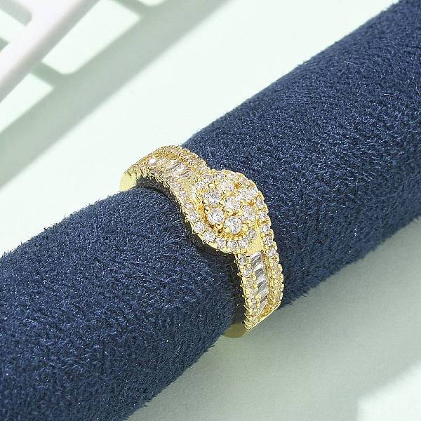Brass Micro Pave Cl… - image