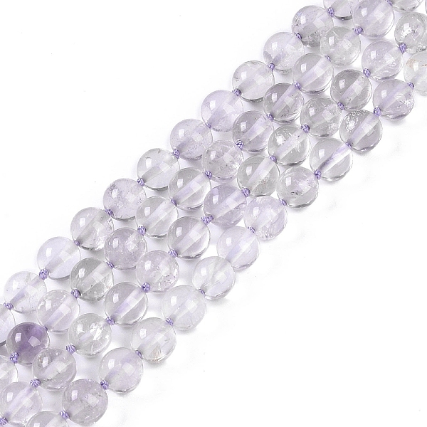 

PandaHall Natural Amethyst Beads Beads Strands, Round, 8mm, Hole: 1mm, about 46pcs/strand, 16.14''(41cm) Amethyst Round