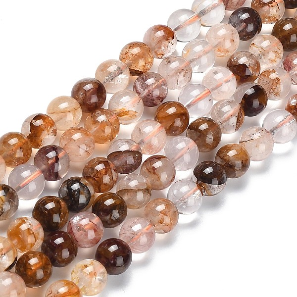 

PandaHall Natural Yellow Hematoid Quartz/Golden Healer Quartz Beads Strands, Round, 10~10.5mm, Hole: 0.8~0.9mm, about 36~39pcs/strand...